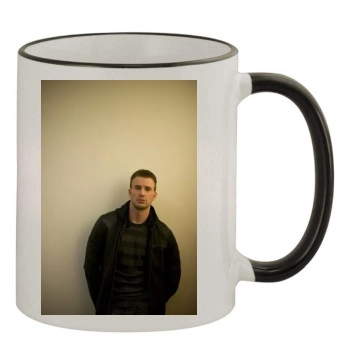 Chris Evans 11oz Colored Rim & Handle Mug