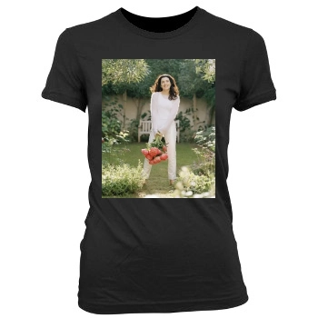 Julianna Margulies Women's Junior Cut Crewneck T-Shirt