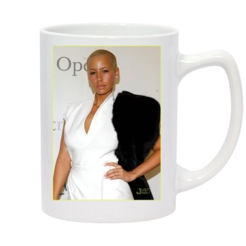 Amber Rose 14oz White Statesman Mug