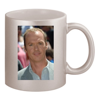 Michael Keaton 11oz Metallic Silver Mug